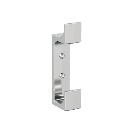 Amerock Bray Contemporary Double Prong Polished Chrome Wall Hook H3700926